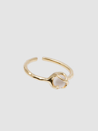 Ring Cosmos 18K Gold with Agate